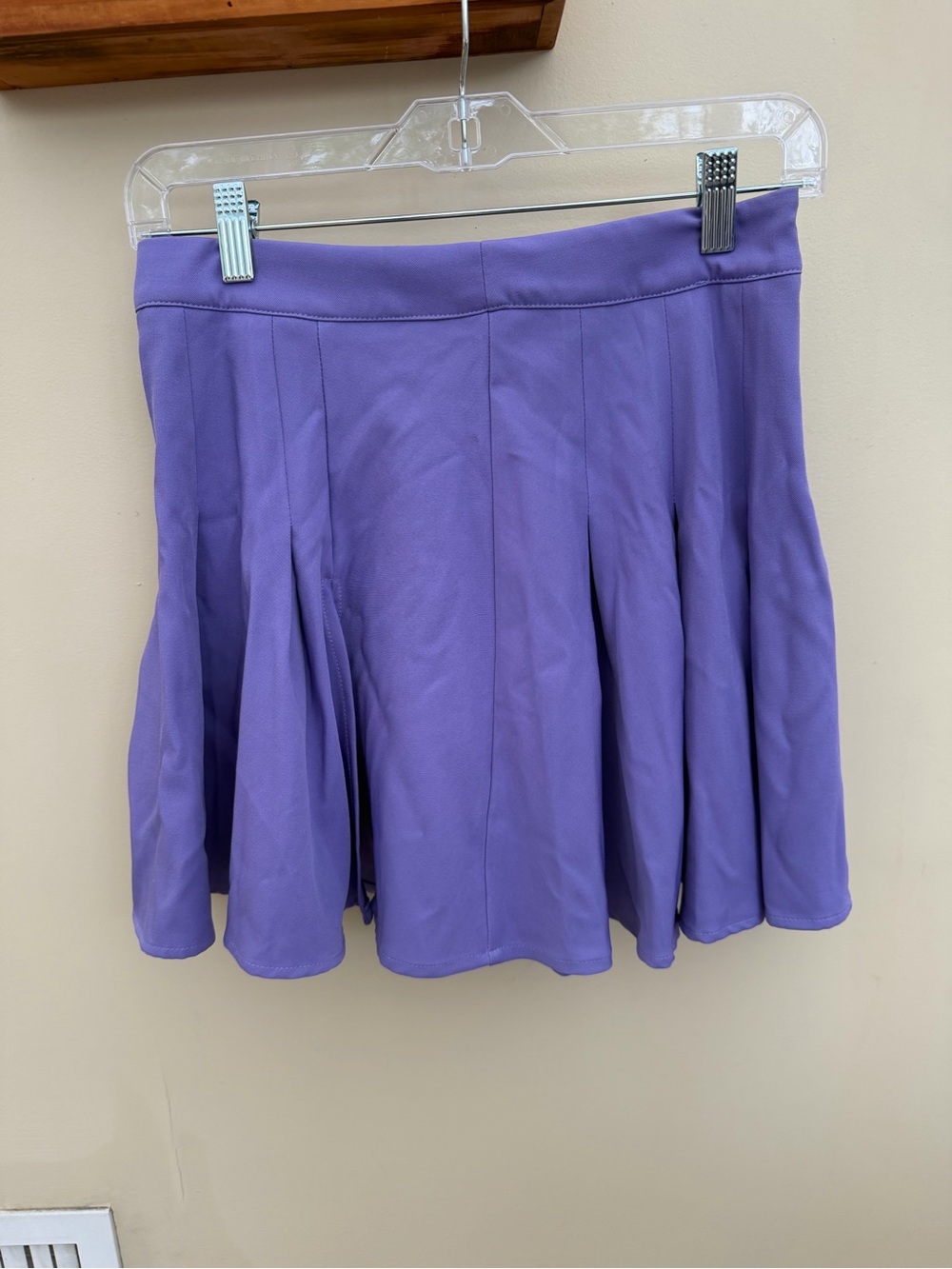Fashion Nova Purple Pleated A-Line Women's Skirt